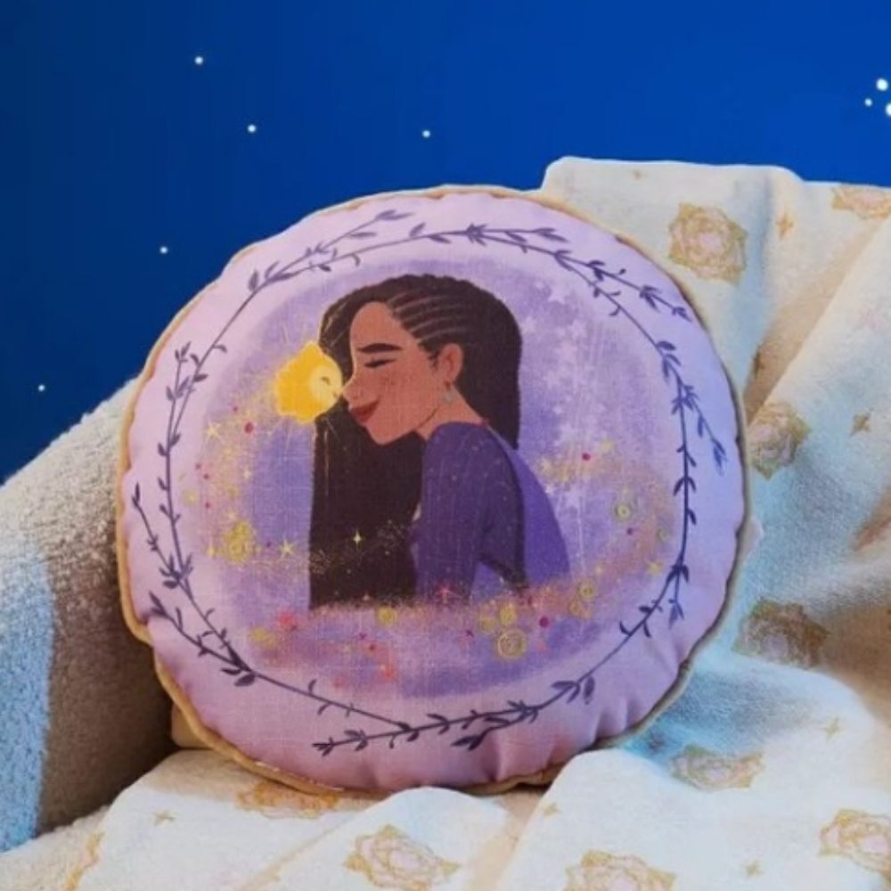 Disney Parks WISH MOVIE Asha & Star Woven Accent Pillow
